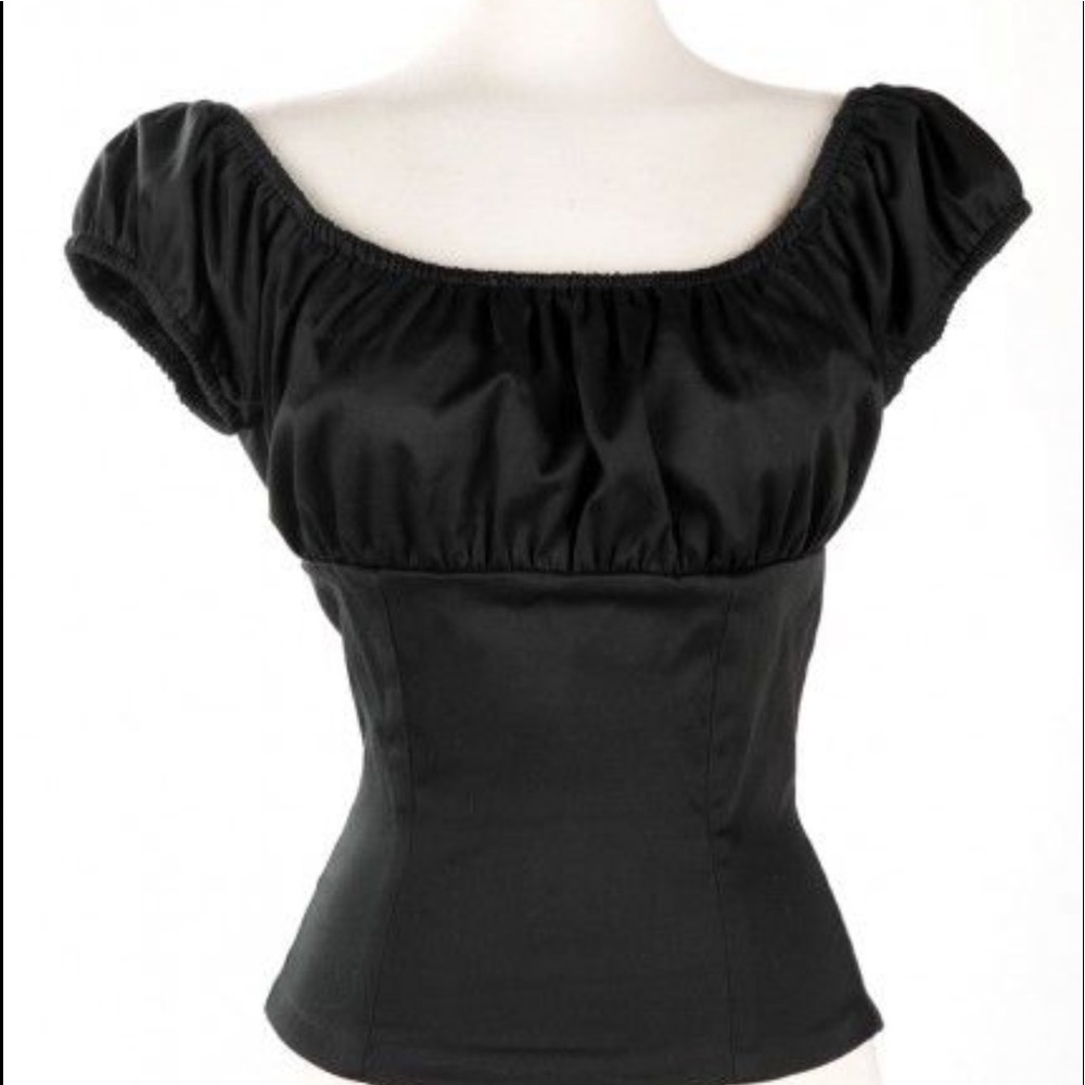 Pinup Couture Peasant Top. NWT. 4X